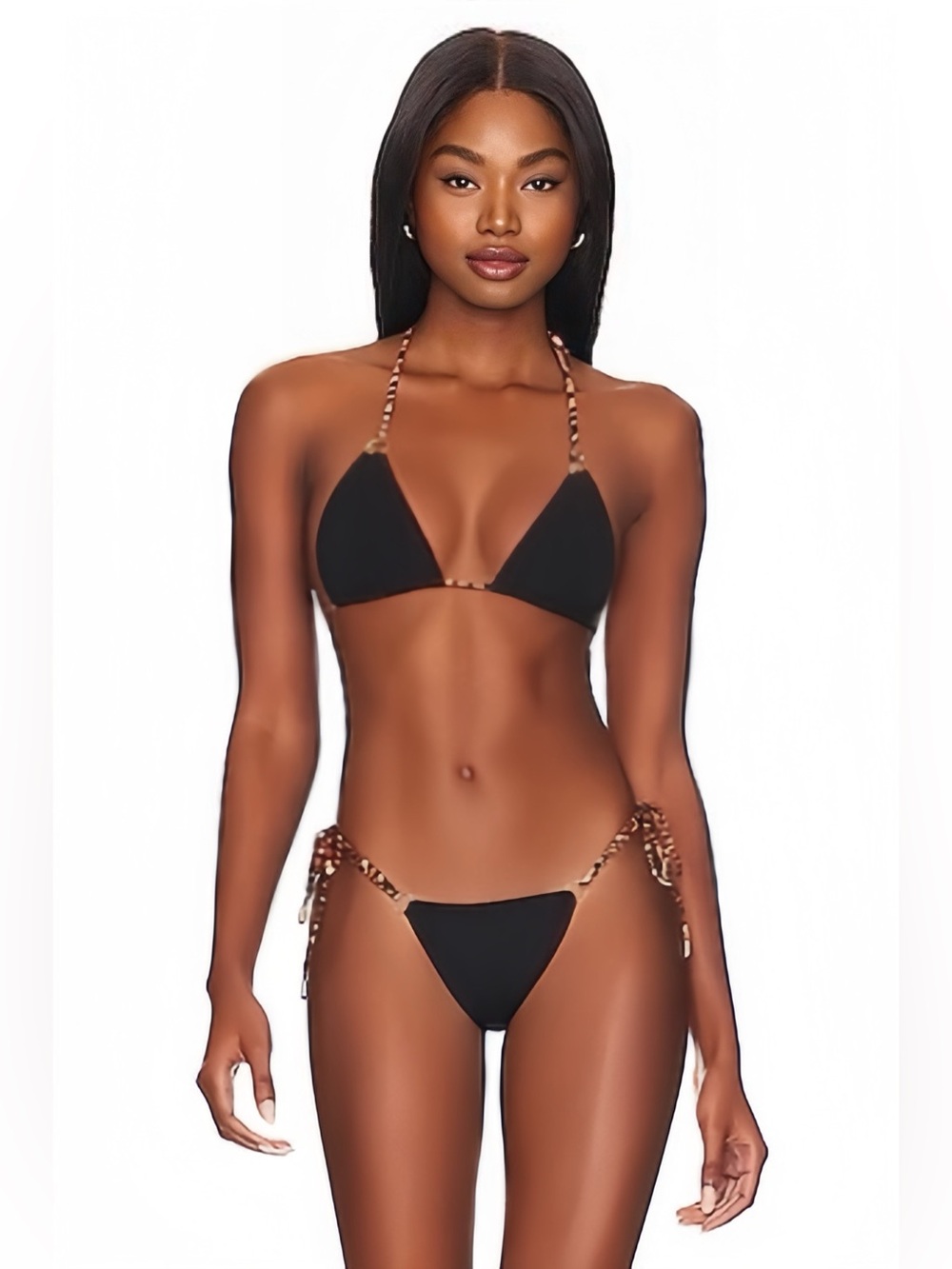 Indah Cherie Cheetah tie side bikini 🐆